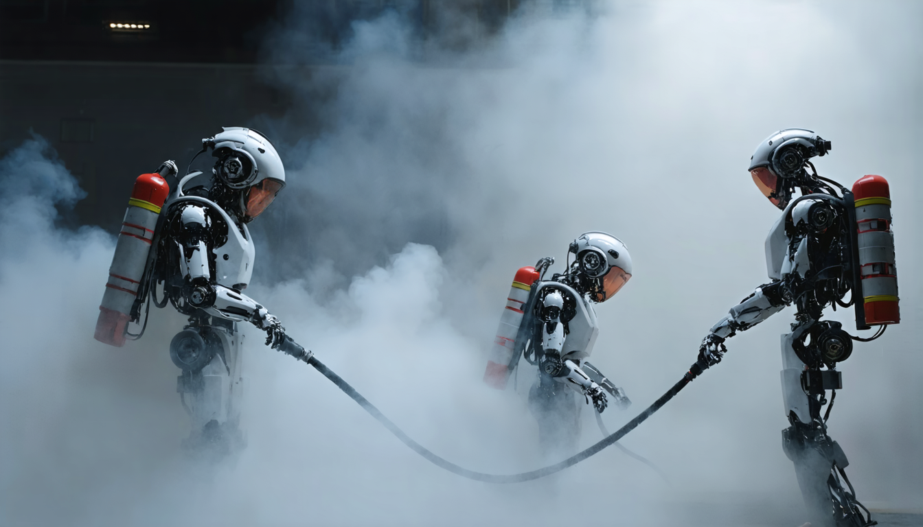 découvrez la vidéo de hyundai présentant un robot pompier innovant, conçu pour résister à des températures extrêmes pouvant atteindre 800 degrés, révolutionnant ainsi la sécurité incendie.