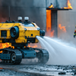 Vidéo : Hyundai présente un robot pompier capable de supporter des températures extrêmes jusqu’à 800 degrés