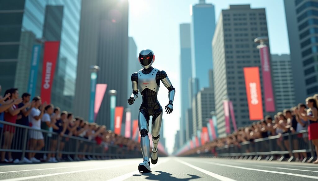 Vidéo : Ce robot chinois pulvérise le record humain du semi-marathon