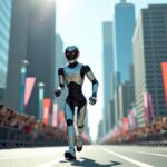 Vidéo : Ce robot chinois pulvérise le record humain du semi-marathon