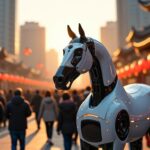 Rivoluzione in Cina: presentazione del primissimo cavallo robot
