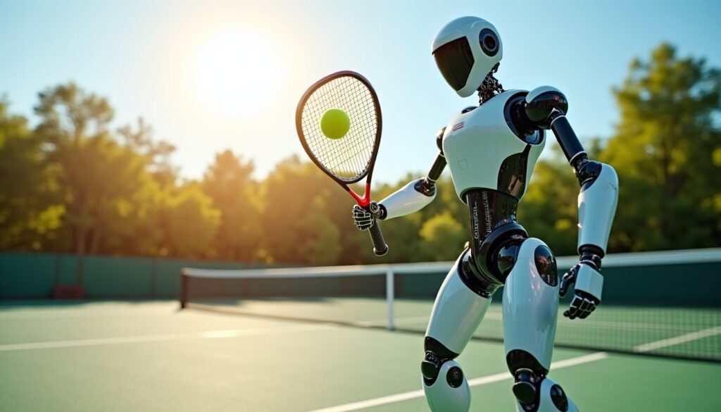 Djoko en PLS : Un robot umanoide padroneggia il tennis in appena 5 ore
