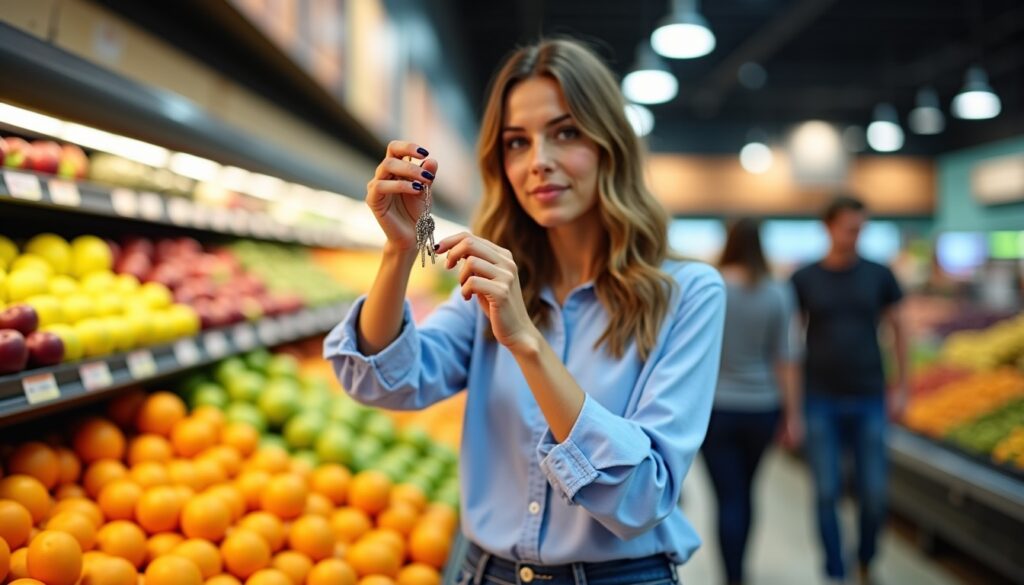 Al supermercato, un mazzo di chiavi svela la qualità della frutta in un batter d'occhio