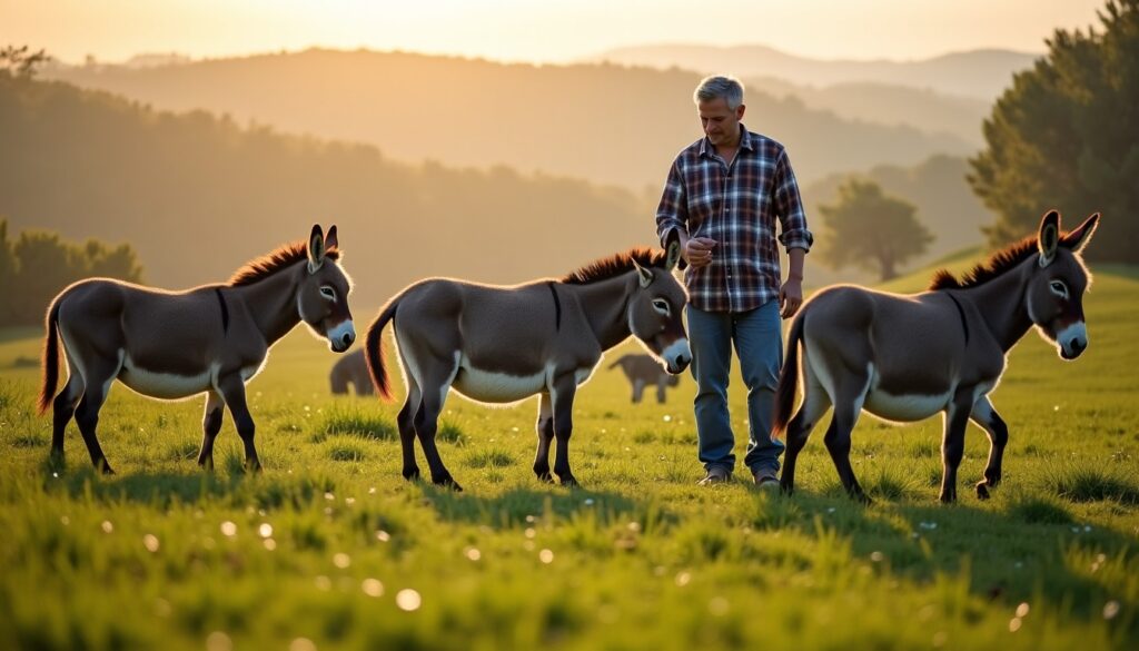 Asinerie Kuleni : criação de burros catalães e refúgio de bem-estar para a saúde mental