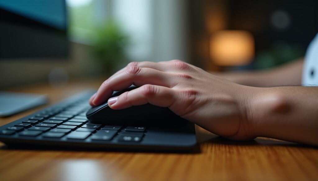 Logitech presents its innovative keyboard-mouse duo with integrated wrist rest for absolute wrist comfort