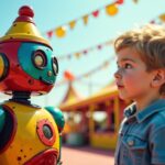 Vídeo: un robot payaso sorprende dando una patada a un niño durante una demostración