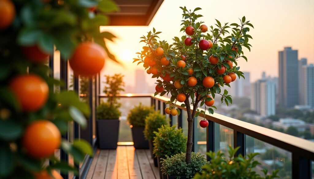 Ce fruitier d'exception s’épanouit sur votre balcon et offre une récolte surprenante