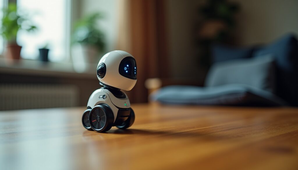 Q8botOne : le robot miniature sans fil qui fait sensation grâce à sa taille de poche