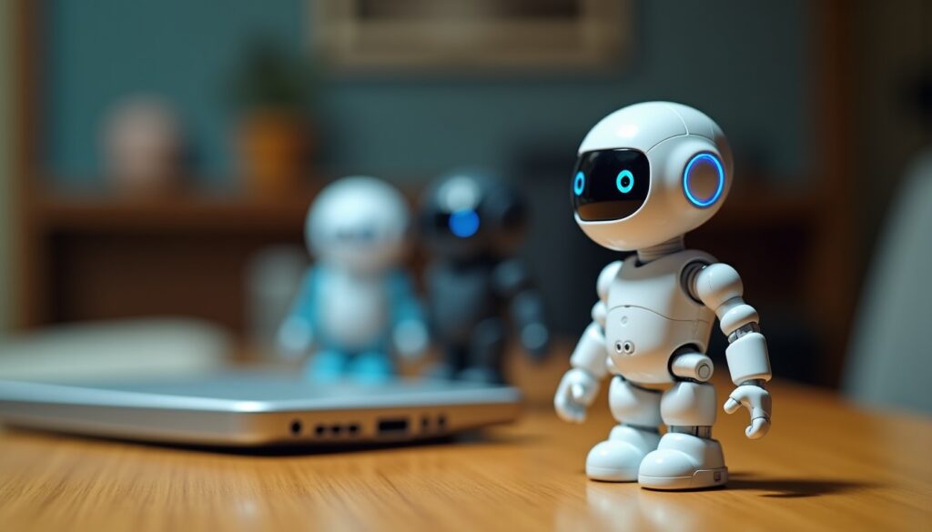 Q8botOne : il robot miniatura senza fili che fa sensazione grazie alla sua dimensione tascabile
