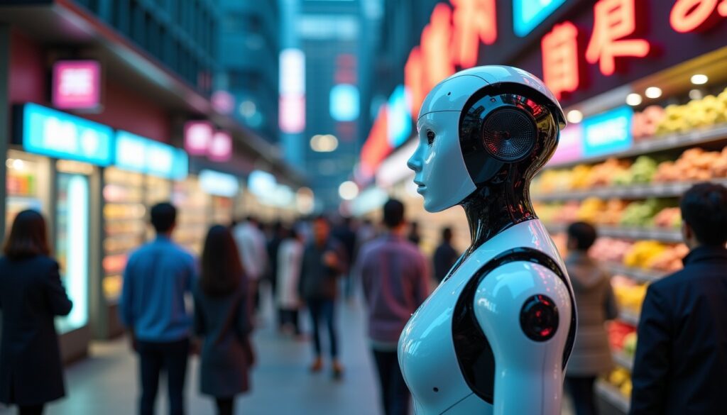 In Hong Kong, an innovative 100% humanoid robot convenience store comes to life