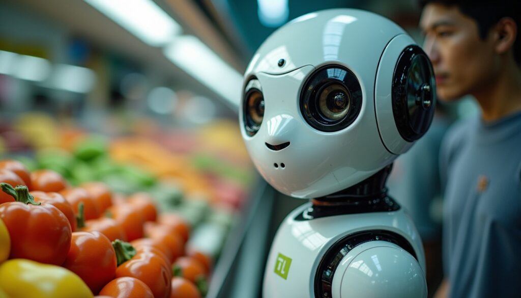 Di Hong Kong, sebuah minimarket inovatif 100% robot humanoid hadir